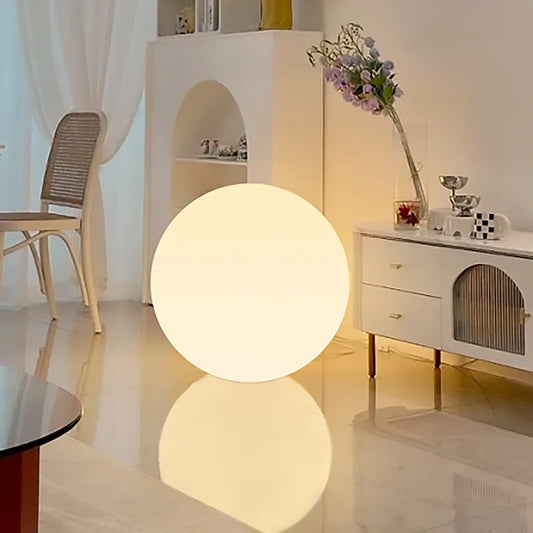 LED Ball Lamp RGB Tricolor Dimmable USB Rechargeable Globe Light for Home Decor