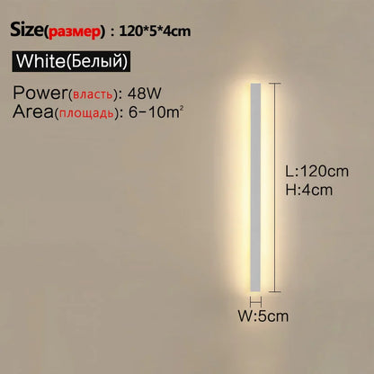 Modern Waterproof Led Wall Light For Outdoor