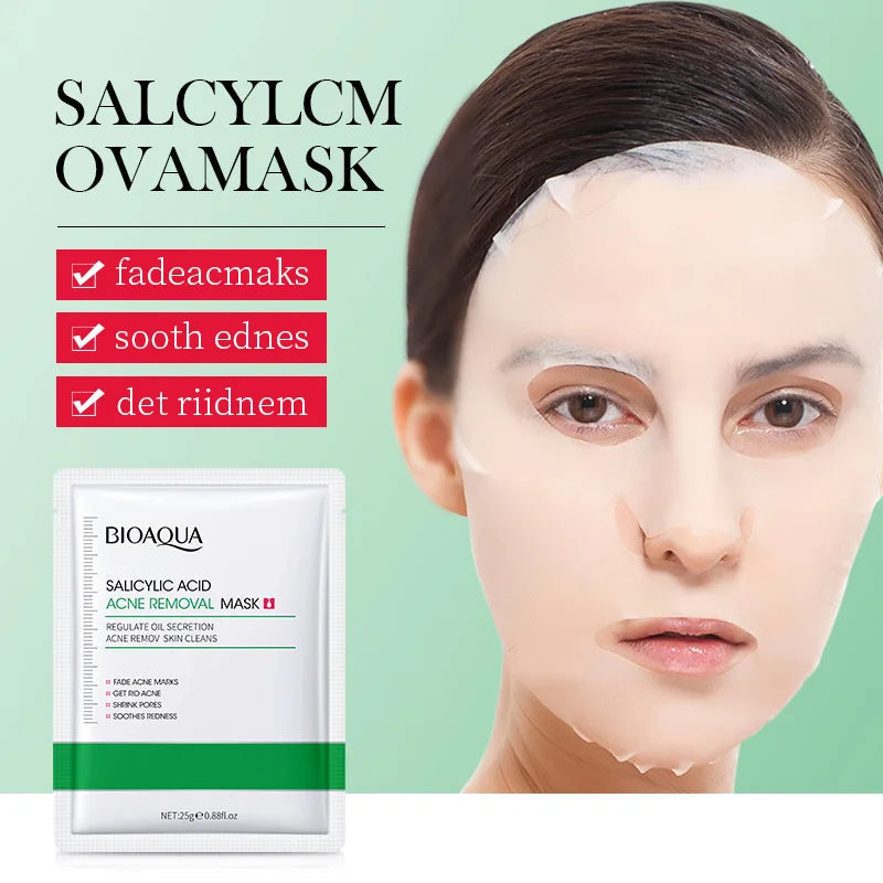 BIOAQUA Salicylic Acid Acne Mask sheet mask with Silcy Skin packaging on Tampa Home & Garden Store