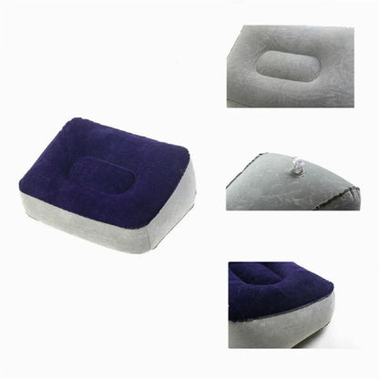 Inflatable wedge pillow UpTrend Deals adjustable cushion with purple plush top gray base on Tampa Home & Garden Store