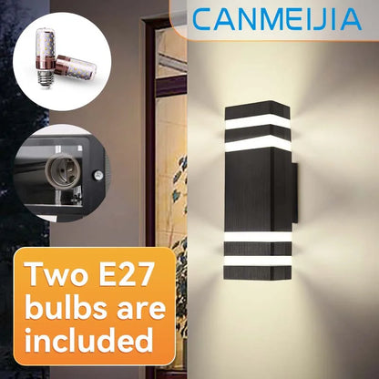 LED Outdoor Waterproof Wall Light | E27 Exterior Porch Stair Lamp Fixture