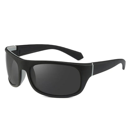 Polarized sunglasses by BikerZoneZ, outdoor sport UV400, black frame with dark lenses on Tampa Home & Garden Store