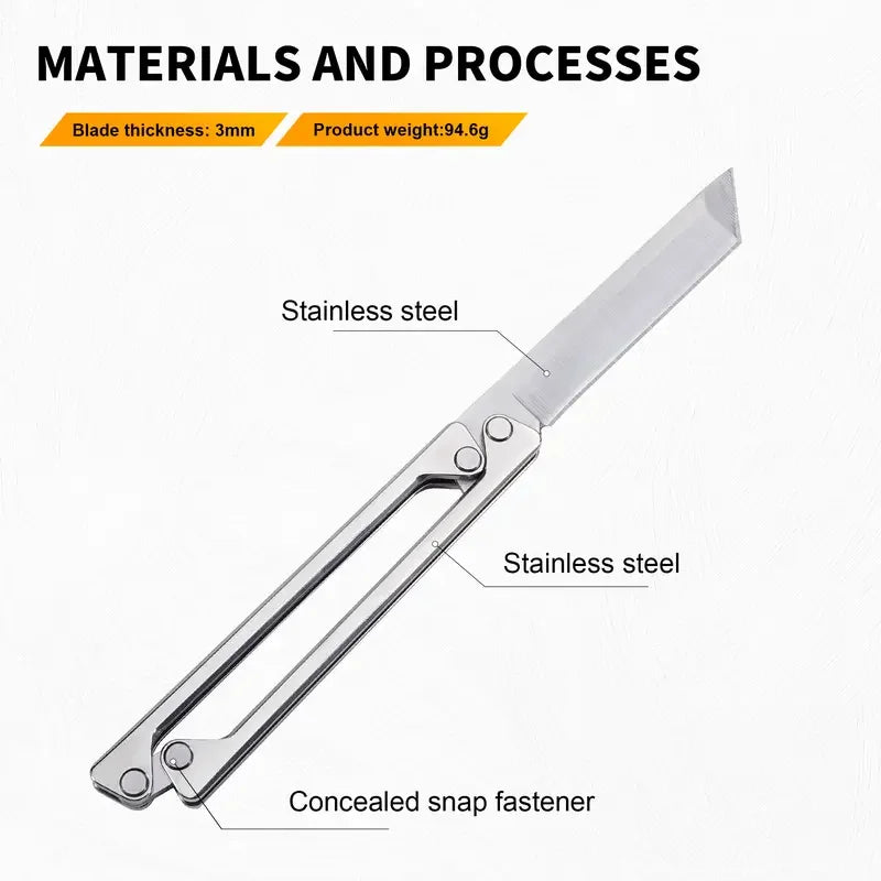 Portable Stainless Steel Folding Pocket Knife
