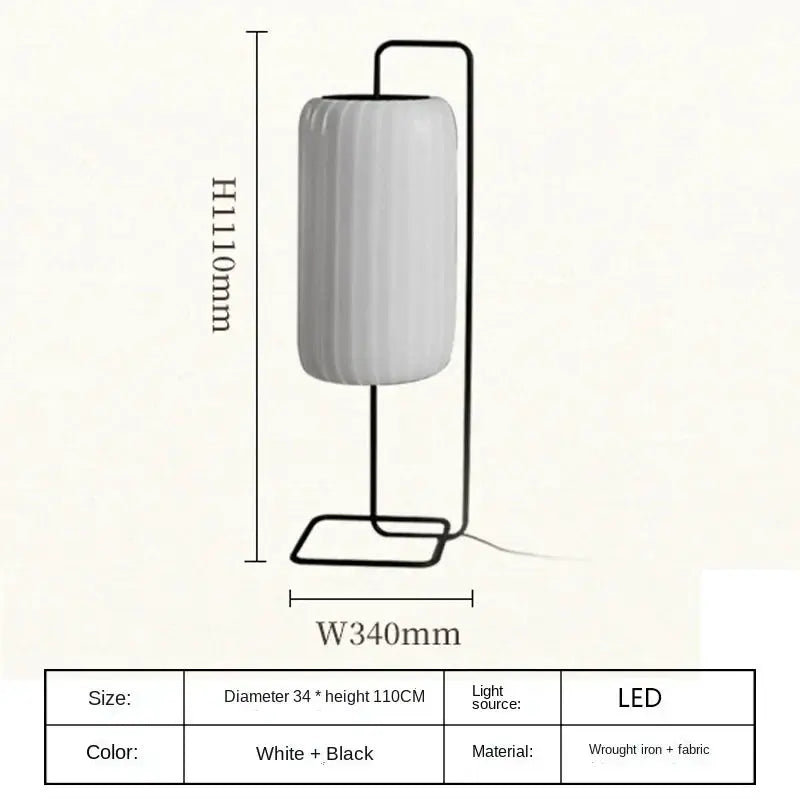 DecorBites Japanese Style LED Floor Lamp