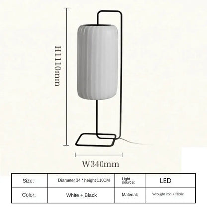 DecorBites Japanese Style LED Floor Lamp
