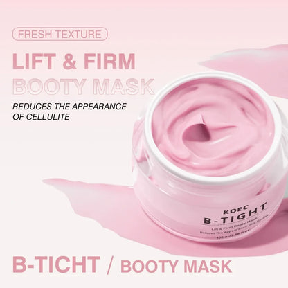 KOEC B-TIGHT lifting firming booty mask pink cream jar 100ml Silcy Skin on Tampa Home & Garden Store
