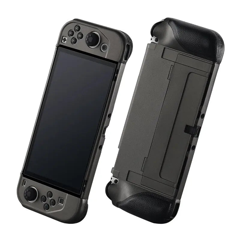 Switch OLED all-in-one protective case with silicone oily grip, color clash by FLIPSTYLEZLLC on Tampa Home & Garden Store