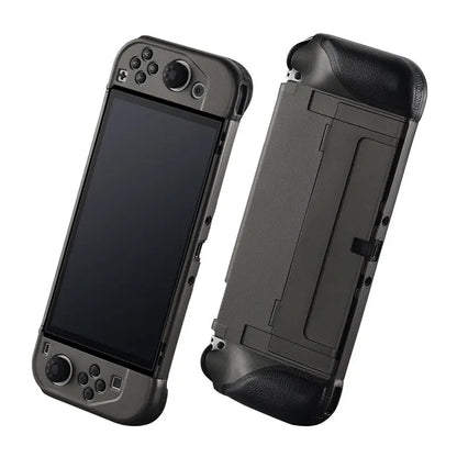 Switch OLED all-in-one protective case with silicone oily grip, color clash by FLIPSTYLEZLLC on Tampa Home & Garden Store