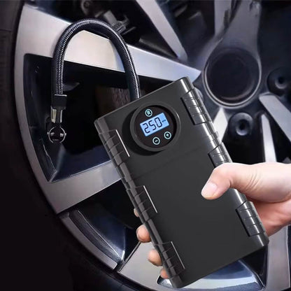 Portable cordless 120 PSI air compressor DailySale tire inflator with digital display black on Tampa Home & Garden Store