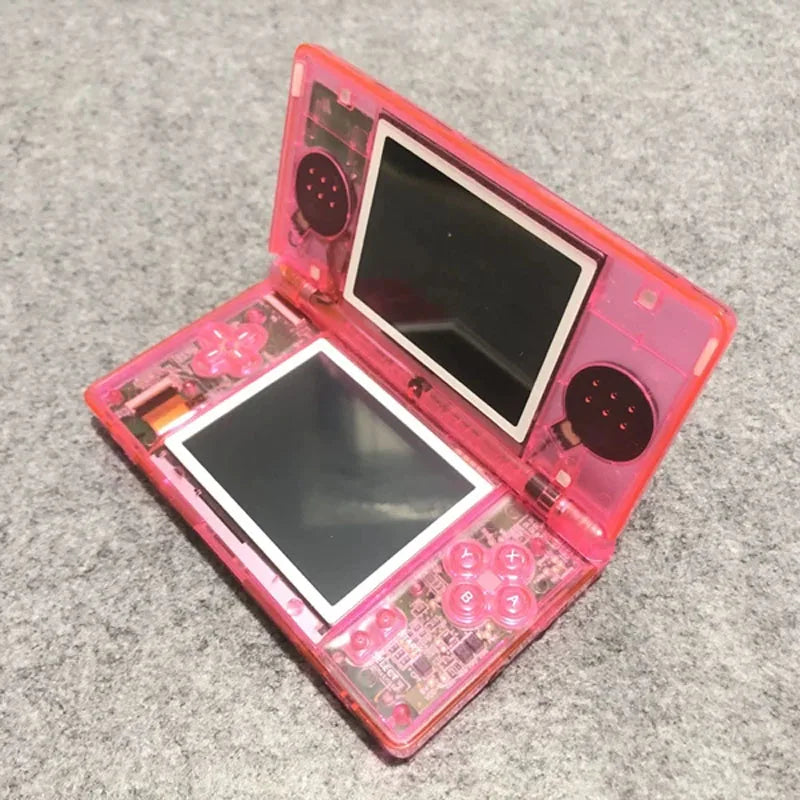 Pink translucent handheld game console shell replacement for GBA/NDS/NDSL by FLIPSTYLEZLLC on Tampa Home & Garden Store