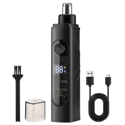 Electric Nose Hair Trimmer USB Rechargeable Ear & Nose Hair Remover for Men