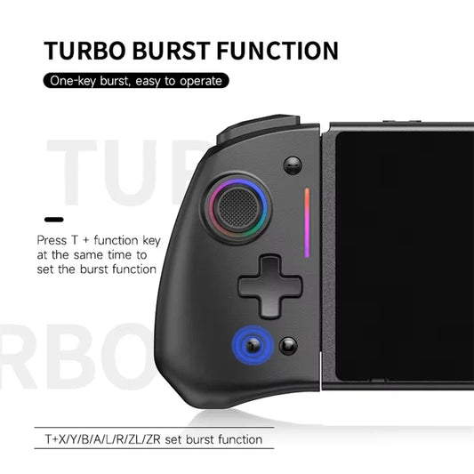 LinYuvo wireless gamepad with RGB ring, D-pad and turbo function for Switch/OLED on Tampa Home & Garden Store