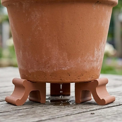 Printed Flower Pot Feet for Indoor and Outdoor