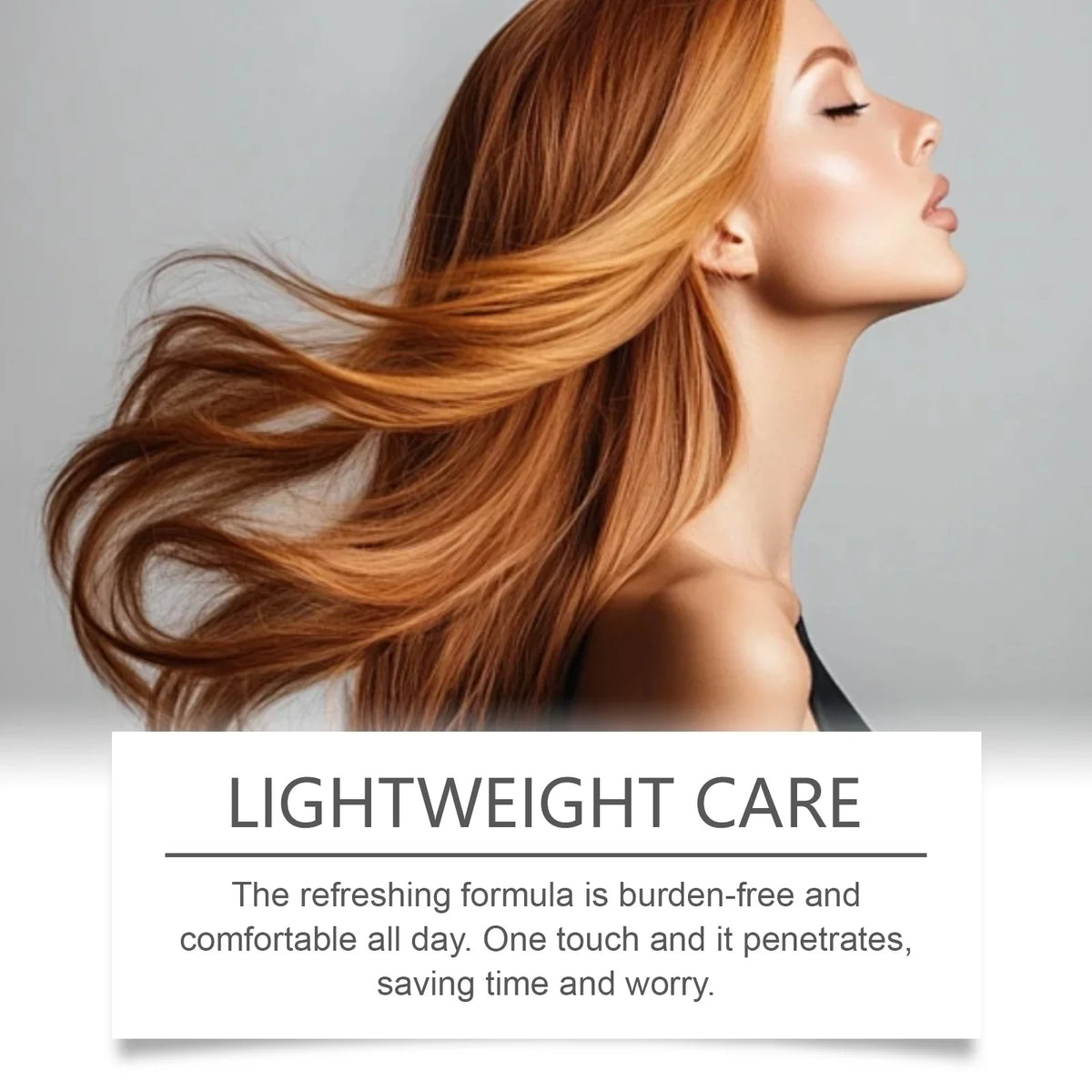 Smoothing Hair Serum Silcy Skin lightweight frizz-free daily care for red hair on Tampa Home & Garden Store