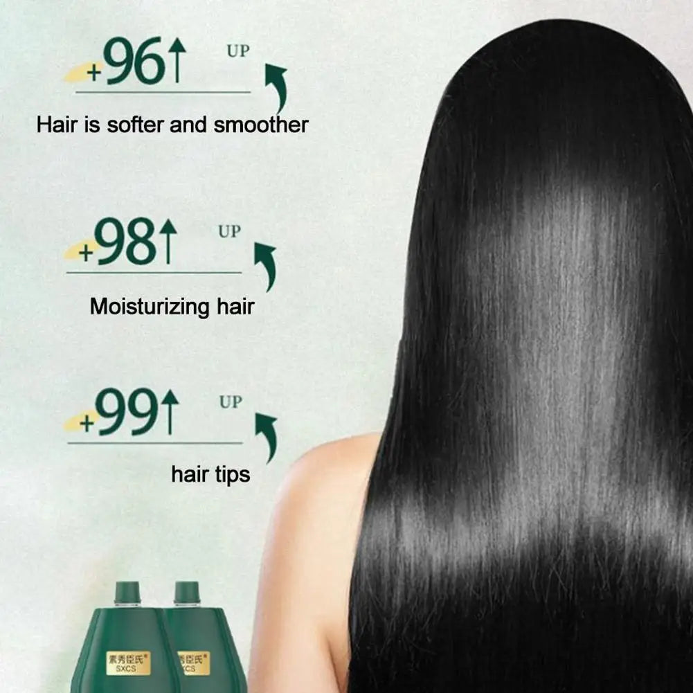 Silcy Skin Polypeptide Keratin Deep Conditioner hair mask, 2 green bottles, for dry damaged hair on Tampa Home & Garden Store