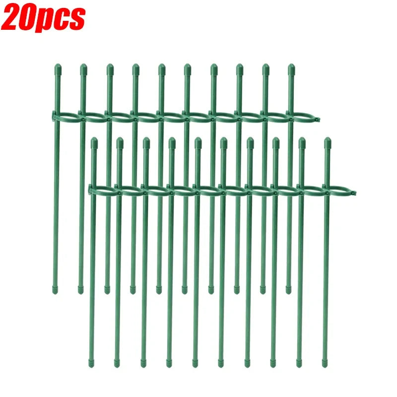 Adjustable Plant Rods and Clips for Garden Vines