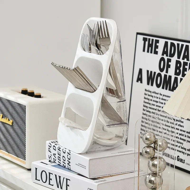 3-Tier Cutlery Rack - Kitchen Utensil Organizer
