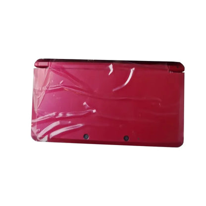 Red plastic refurbished Nintendo 3DS handheld console in protective wrap on Tampa Home & Garden Store