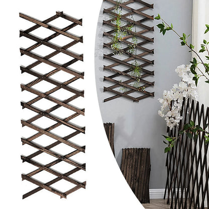 Expandable Wooden Plant Climbing Frame for Patio