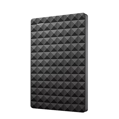 64GB Portable External Hard Drive Moktan Sabai black geometric textured surface on Tampa Home & Garden Store