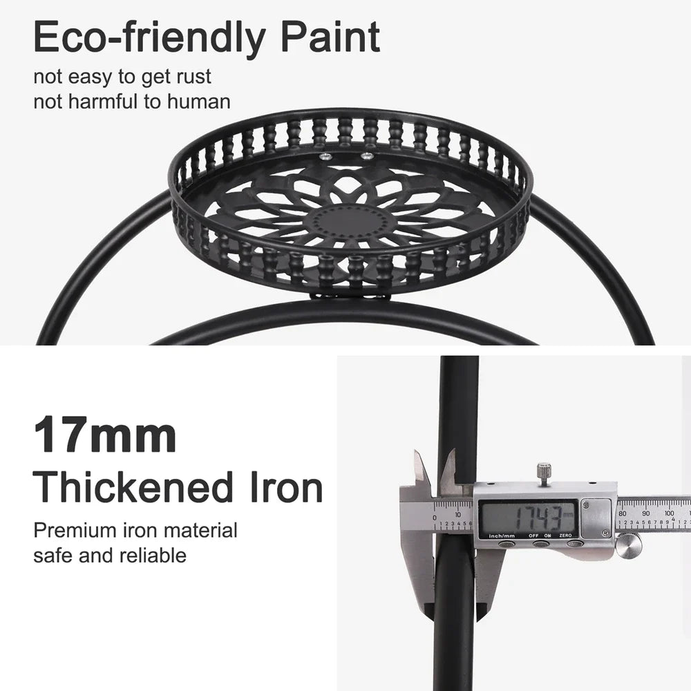 Heavy Duty Plant Stand And Lockable Wheels For
