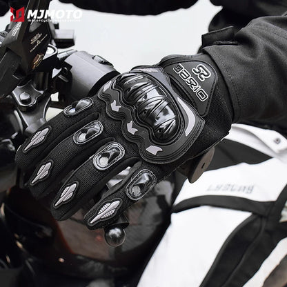 Warm Winter Windproof Waterproof Touchscreen Motorcycle Gloves BikerZoneZ knuckle armor on Tampa Home & Garden Store