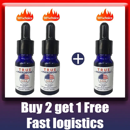 Silcy Skin True Pheromone Psychedelic men's fragrance oil in blue bottles 3pack Buy 2 Get 1 Free on Tampa Home & Garden Store