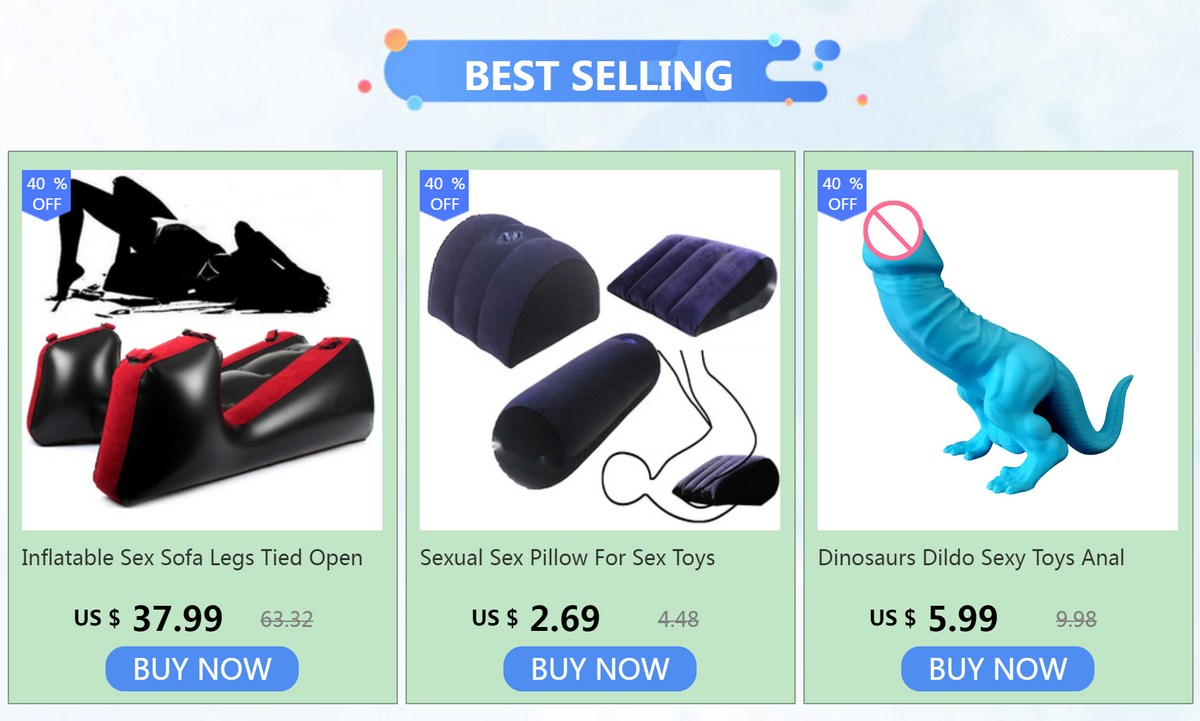 Inflatable Sofa Legs (black red), Sex Pillow, Dinosaurs Dildo on Best Selling grid 40% OFF on Tampa Home & Garden Store