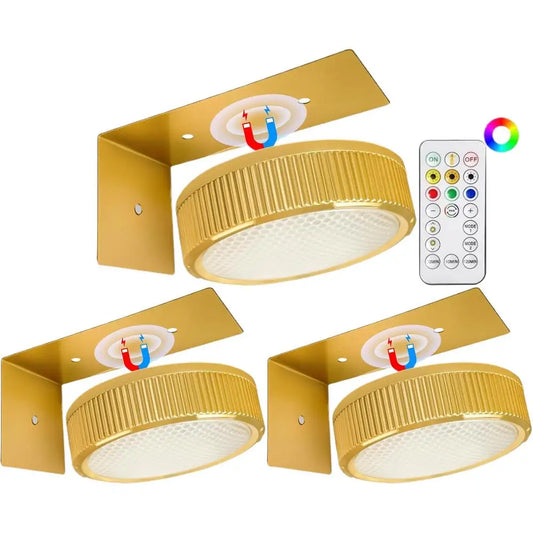 3 Pack Remote Control Picture Lights Battery Powered Dimmable Art Display Lamps - Tampa Home & Garden Store
