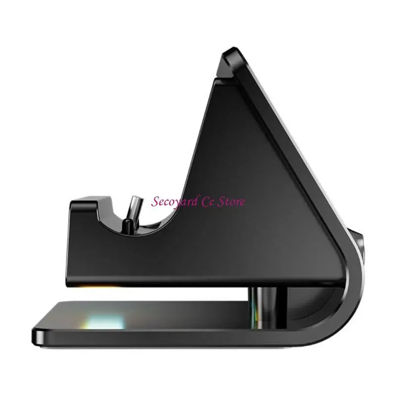 N3UC ergonomic multi-port game console charging dock black triangular stand with LED on Tampa Home & Garden Store