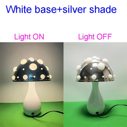 Amanita | Mushroom LED Lamp with Warm Light | USB Desk Night Light for Cozy Bedroom Decor