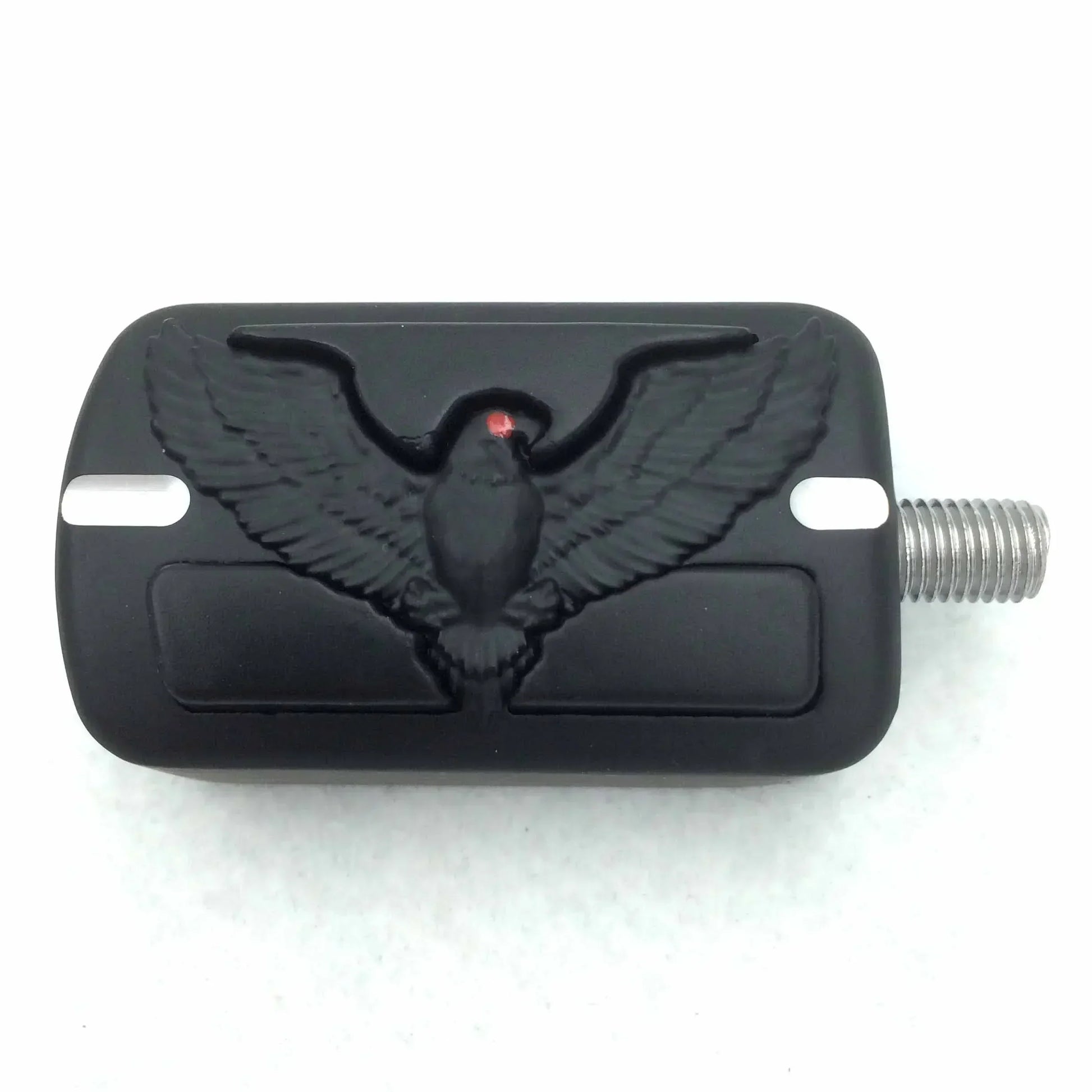 Chrome skull shifter foot peg for Harley by BikerZoneZ with mounting stud on Tampa Home & Garden Store
