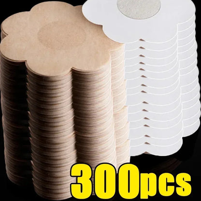 Silcy Skin nipple cover stickers 300pcs beige and white self-adhesive pasties for breast lift on Tampa Home & Garden Store