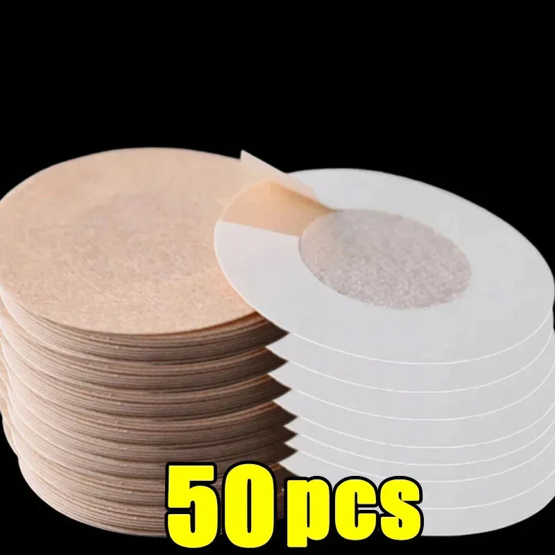 Silcy Skin nipple pasties, 50 pcs, beige & white circular self-adhesive bra patches on Tampa Home & Garden Store