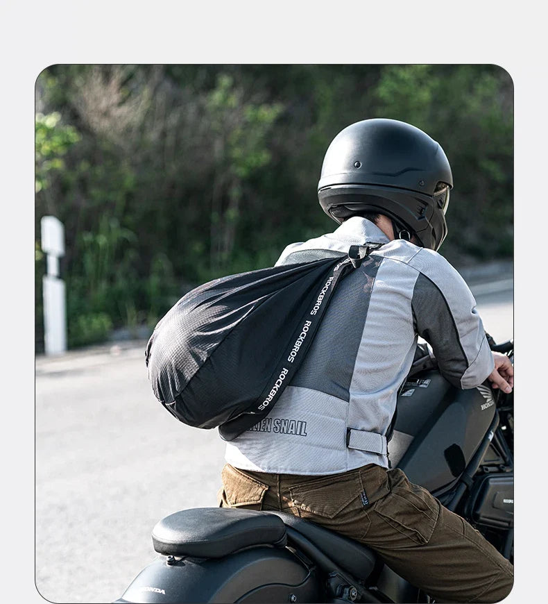 Black motorcycle helmet backpack with reflective strap by BikerZoneZ on Tampa Home & Garden Store