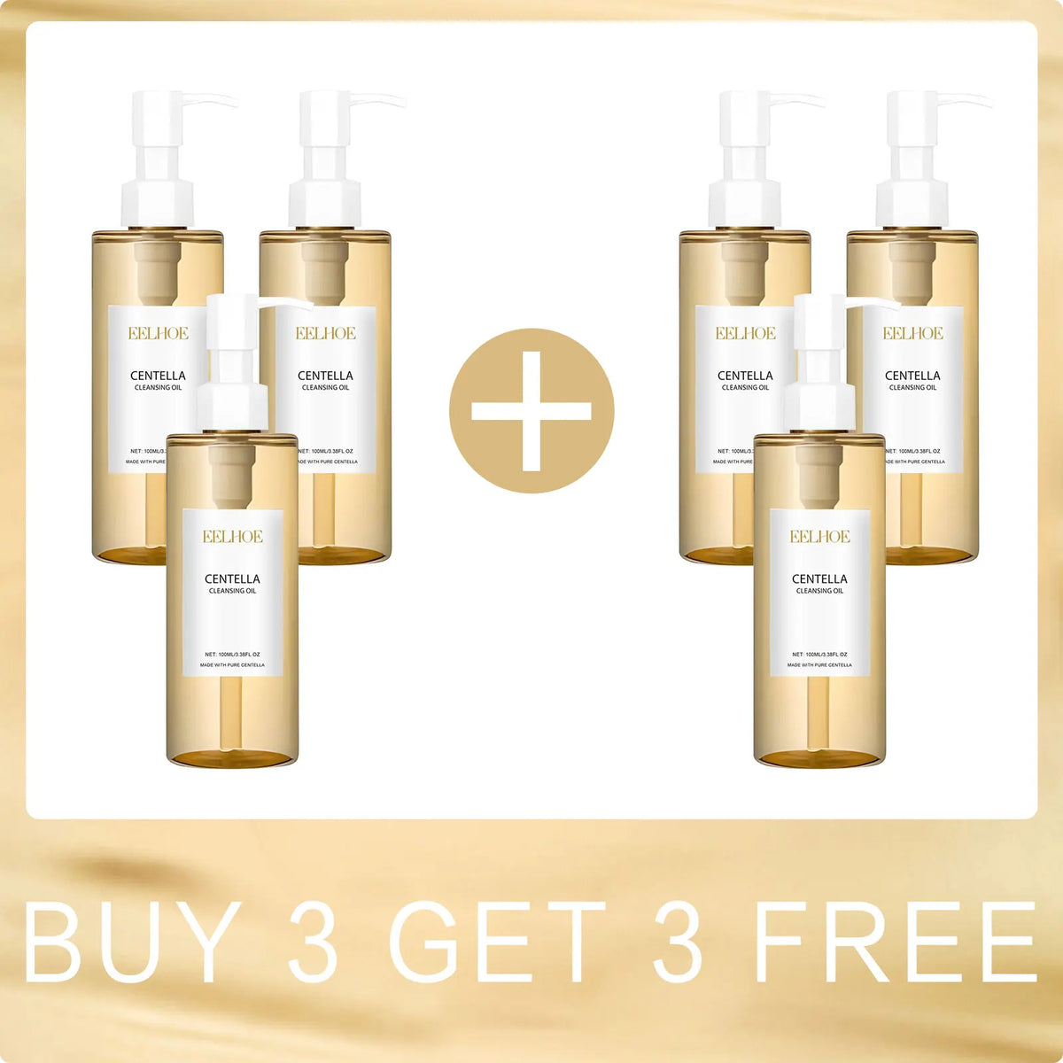 Silcy Skin Centella Cleansing Oil bottles in amber glass with white labels and pumps on Tampa Home & Garden Store
