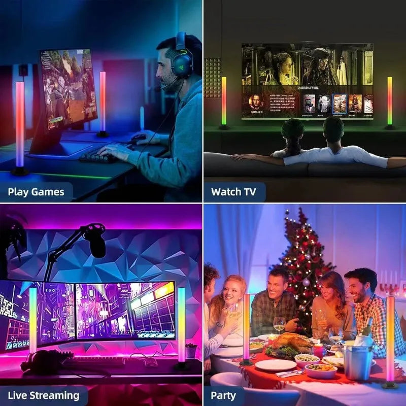 Perfecsy LED Atmosphere Lamp Floor Lamp RGB with remote/app control and music-sync for gaming on Tampa Home & Garden Store