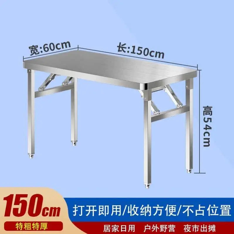 Folding Metal Camping and Picnic Garden Table