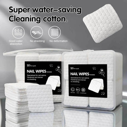 Silcy Skin nail wipes lint-free pads, white textured cotton, 200/500 pack bundles on Tampa Home & Garden Store