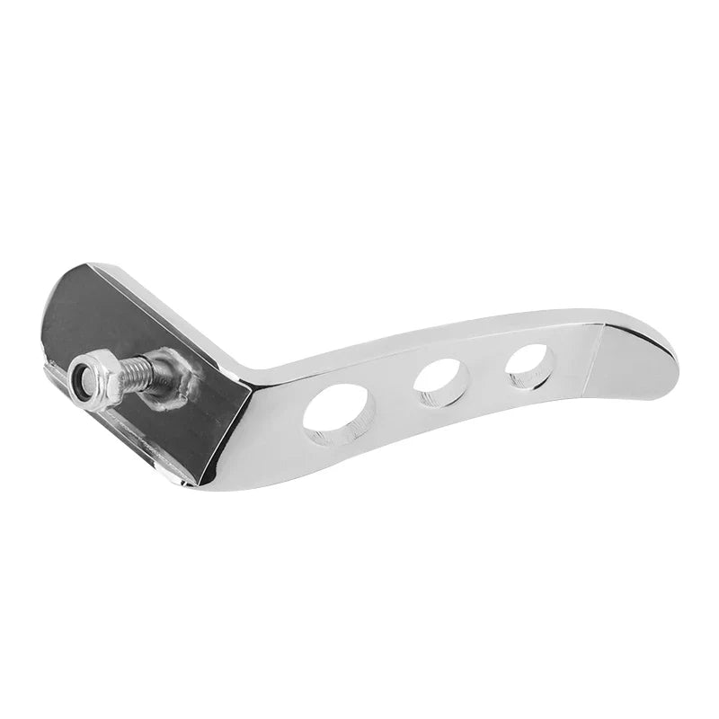Stand Connector chrome lever with bolt mount and 3 cutouts, BikerZoneZ motorcycle gear on Tampa Home & Garden Store