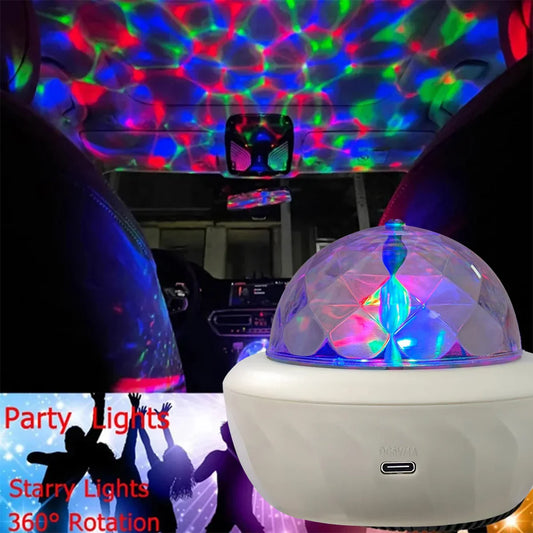 USB RGB Starry Night Sky Projector | Rotating Moon Stars Room Decor Lamp - Tampa Home & Garden Store