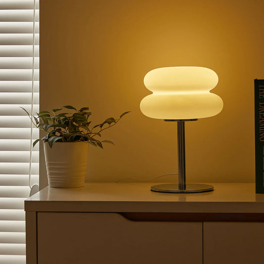 Creamy Style Bedside Table Lamp USB Plug 3 Color Dimmable Living Room Light - Tampa Home & Garden Store