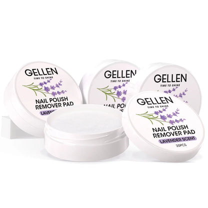 GELLEN Nail Polish Remover Pads lavender scent 35pcs on Tampa Home & Garden Store