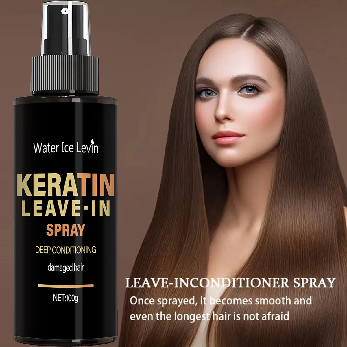 Keratin Leave-In Spray bottle 100g with spray nozzle, deep conditioning for damaged hair Silcy Skin on Tampa Home & Garden Store
