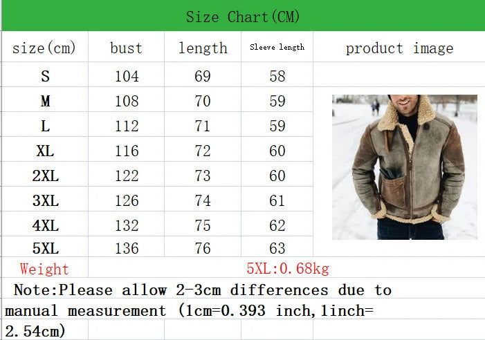 Mens Winter Jacket UpTrend Deals brown shearling motorcycle biker coat with stand collar on Tampa Home & Garden Store