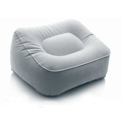 Inflatable wedge pillow adjustable support cushion gray fabric with seat opening UpTrend on Tampa Home & Garden Store