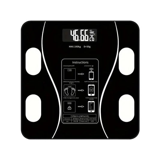 Smart Bluetooth Digital Scale – LED Display with App Sync and Rechargeable Battery - Tampa Home & Garden Store
