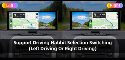 UpTrend Portable CarPlay Screen 10.26in touchscreen car stereo dash display dual-view on Tampa Home & Garden Store
