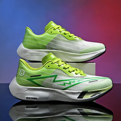 Training Shoes - Breathable Cushioned Mesh cross-training shoes neon green EstaliosFit, 2 shown on Tampa Home & Garden Store