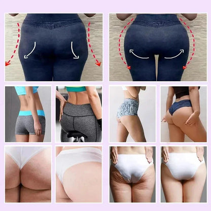 Silcy Skin Buttock Enlargement Cream collage showing hip lift and contouring in blue on Tampa Home & Garden Store